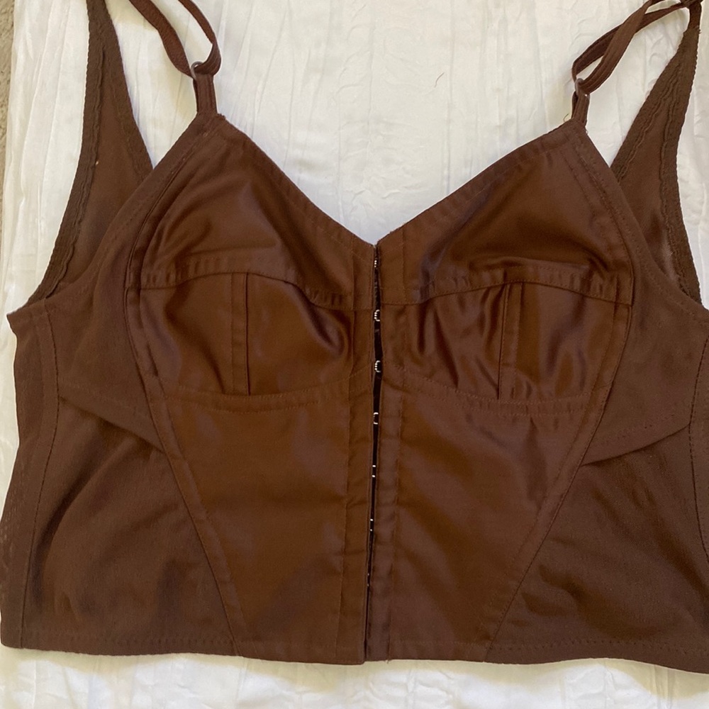 1996 Dolce & Gabbana Brown Bustier